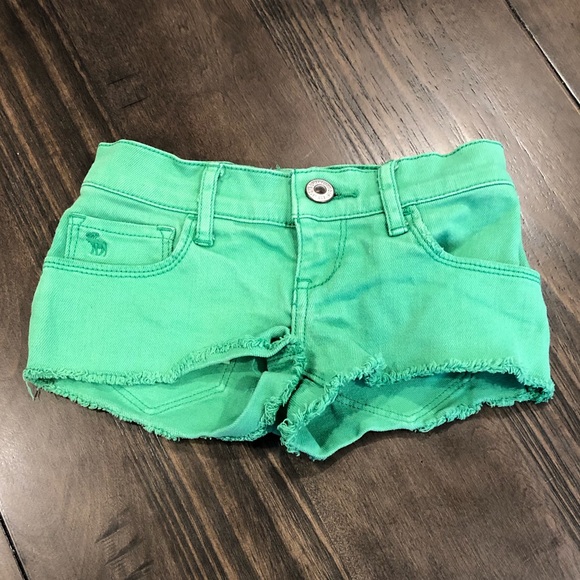 abercrombie kids Other - Abercrombie Girls Summery Jean Shorts Trendy Green